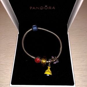 beauty and the beast Pandora bracelet